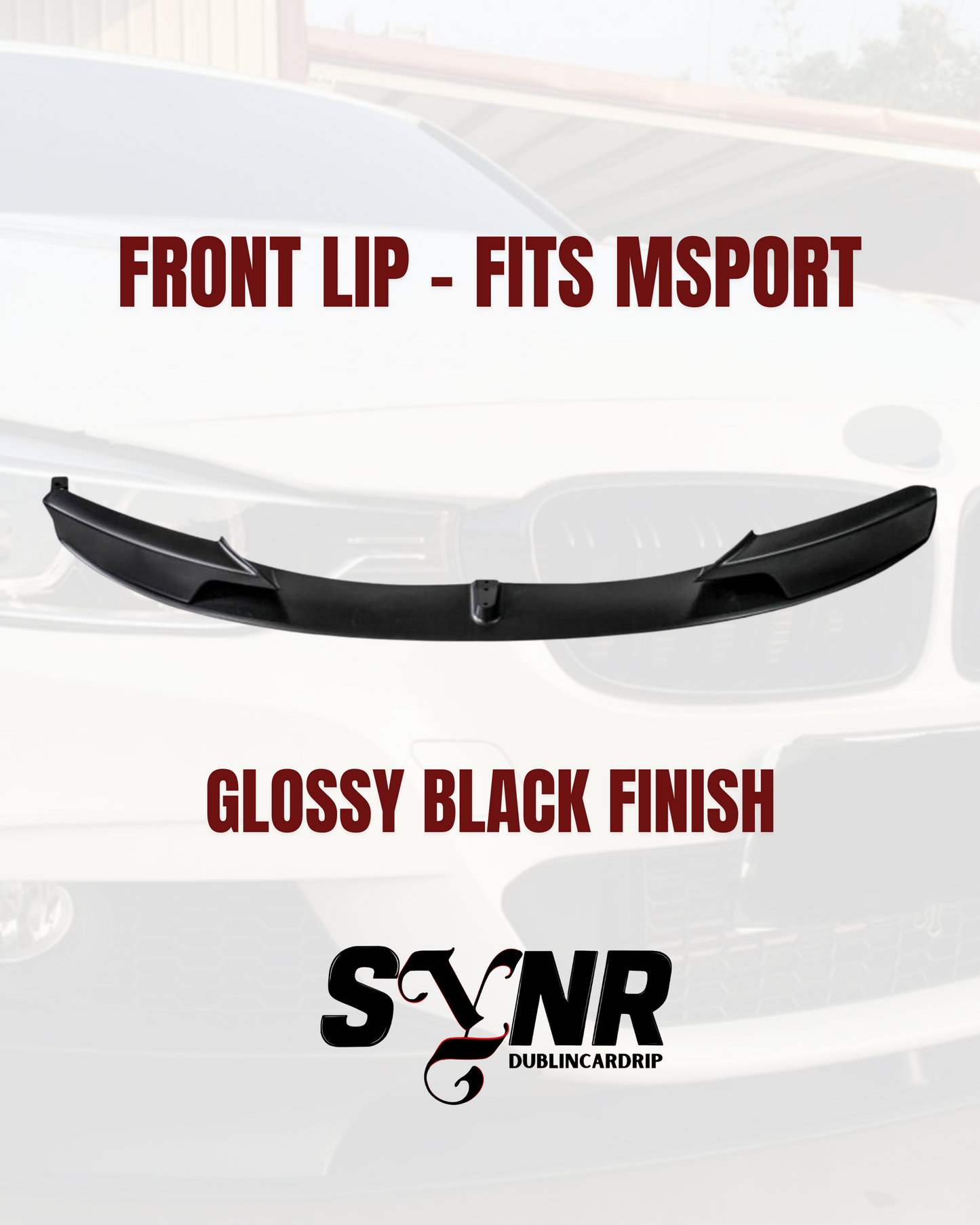 BMW 3 Series F30 LCI M Sport (2016–2019) - FRONT LIP
